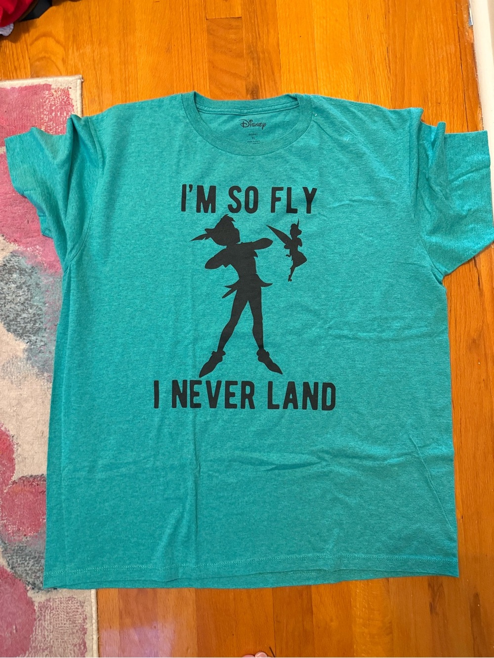 Disney Teal Peter Pan & Tinker Bell 'I'm So Fly' Graphic Tee